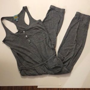 C&C California gray jumpsuit, size small